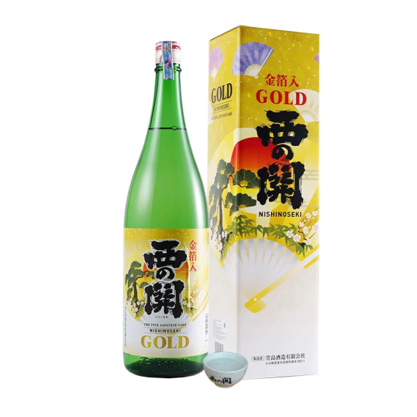 Rượu Sake Nishino Seki Gold Leaf