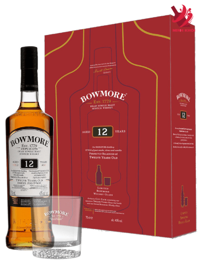 Bowmore 12 năm – Hộp quà rượu&hellip;
